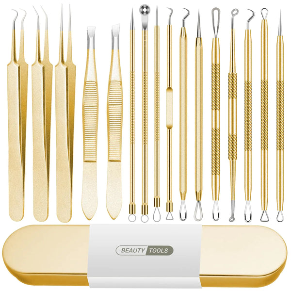 Golden Skincare Extraction Kit 16-Piece