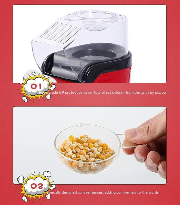 Blowing Electric Popcorn Machine - Shopsbee