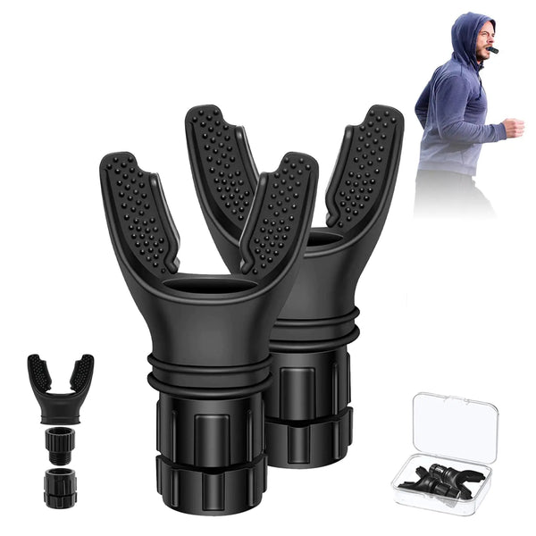 Oxyfit Endurance Boost Lung Trainer 2-Pack (Black)