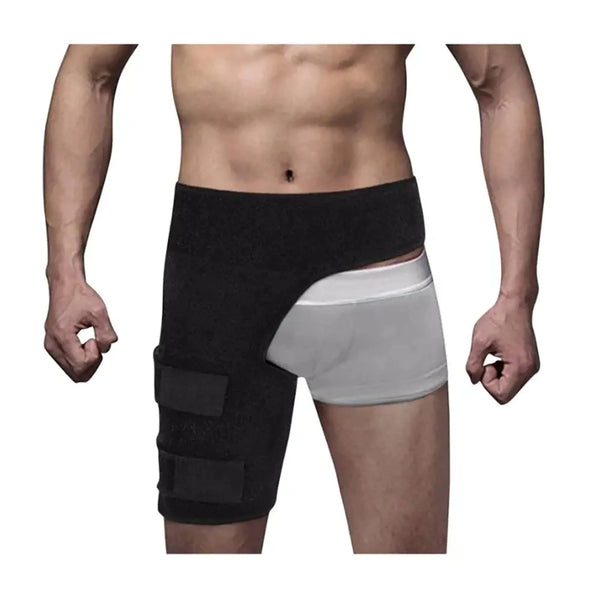 Unisex Hip & Thigh Support Sleeve with Groin Wrap