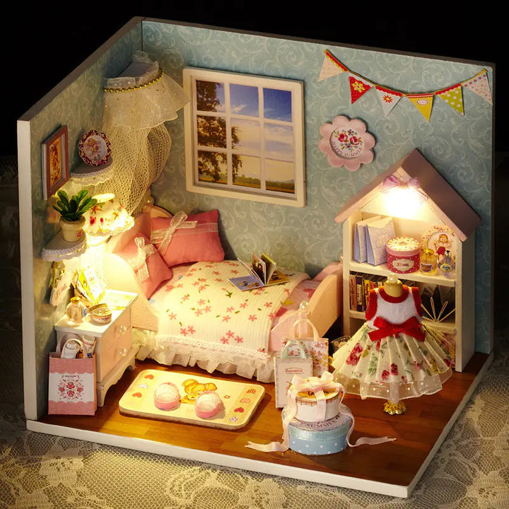 DIY Wooden House Puzzle Kit - Shopsbee