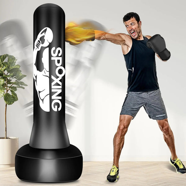 Adult Kickboxing Trainer - 70" Heavy Bag with Stand