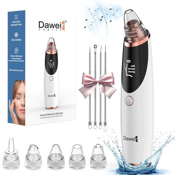 Daweir Pore Vacuum Blackhead Remover - Pimple Extraction Tool