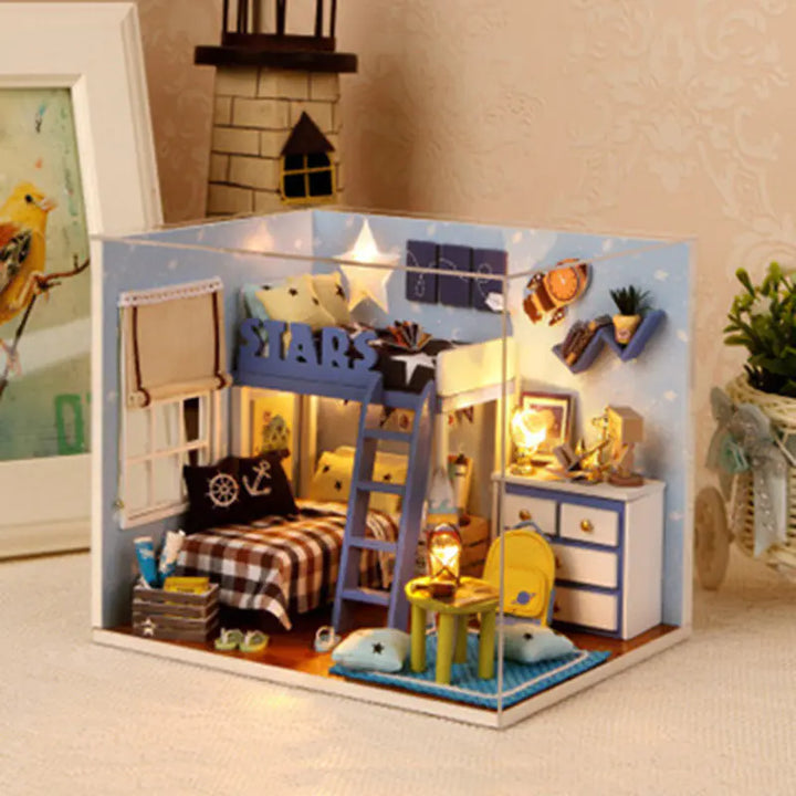 DIY Wooden House Puzzle Kit - Shopsbee